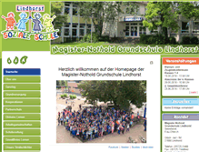 Tablet Screenshot of grundschule-lindhorst.de
